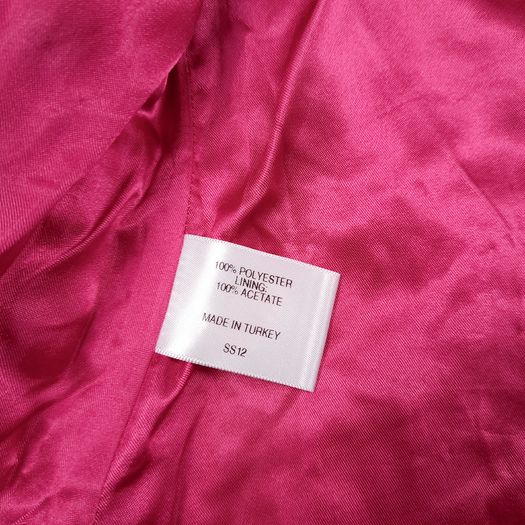 Country Casuals Petite Bright Fuchsia Pink Textured Fitted Tailored Blazer Jacket 14UK/42EU