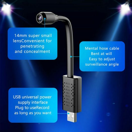 Mini Spy Motion Detection USB IP Camera Wireless WiFi IP Security Camcorder HD 1080P Hidden WIFI Cam