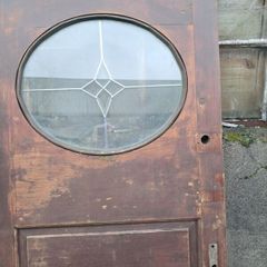 teak door