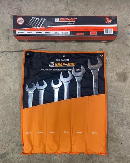 6PC Jumbo Combination Spanner Set