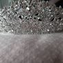 Bride's Crystal Head Piece Image 3