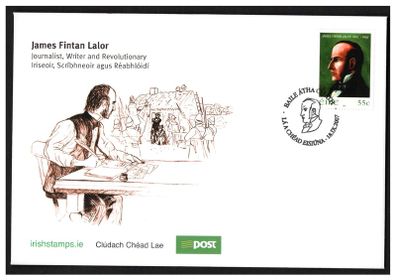 2007 Ireland Birth Centenary of James Fintan Lalor Commemorative Stamp An Post First Day Cover (FDC)