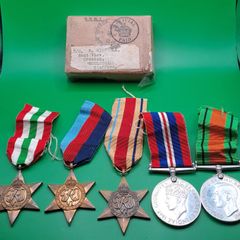 WW2 Medal Set, F Winfield, British Army