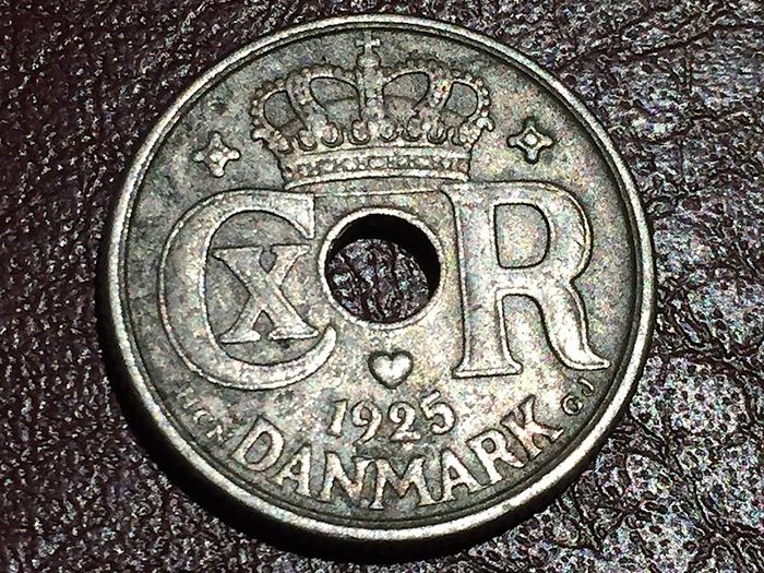 Denmark 10 ore coin