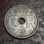 Denmark 10 ore coin Image 2