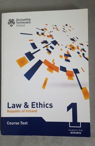 Accounting Technicians Ireland First year book