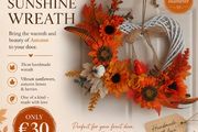 35cm Autumnal door wreath