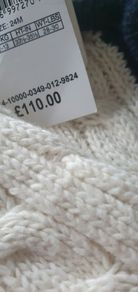 Ralph Lauren Cotton Wool Cream Cardigan