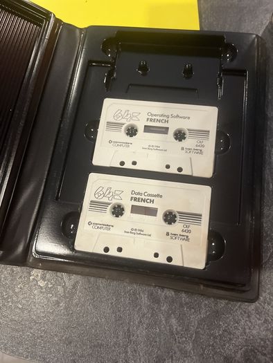 Official Commodore 64 (C64) Programming & Educational Lot 7 Items (CIB with Stencil)