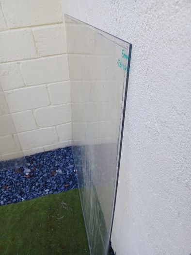 Perspex, 129 cm x 130 cm