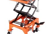 Hydraulic Motorcycle Lift Table 158.8 kg Dirt Bike Scissor Jack Stand