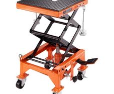 Hydraulic Motorcycle Lift Table 158.8 kg Dirt Bike Scissor Jack Stand