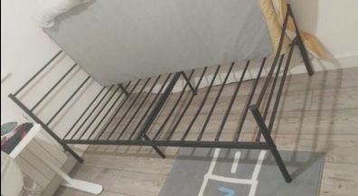 2 Single Metal Bed Frames with Mattresses