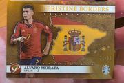 2023 Topps Pristine Euro 2024 Alvaro Morata Pristine Borders Gold /50