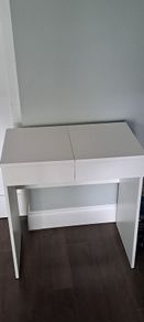 White Ikea dressing table