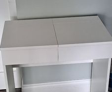 White Ikea dressing table