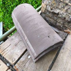 Half round ridge tile - brown