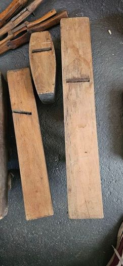 Lot of wooden tools