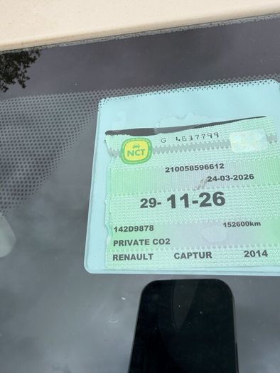 Renault Captur Nct 11/26