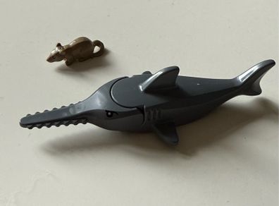 LEGO Animal Lot - Sawfish Shark & Mouse Minifigure Accessories