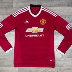 Adidas Manchester United 2015 Long Sleeve Home Jersey Shirt Mens Small