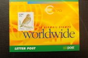 Ireland 2002.Worldwide.Definitive Stamps in Booklet.Song Thrush.10 x 57c.MNH..Complete