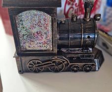 Christmas train and lantern