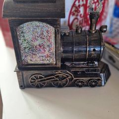 Christmas train and lantern