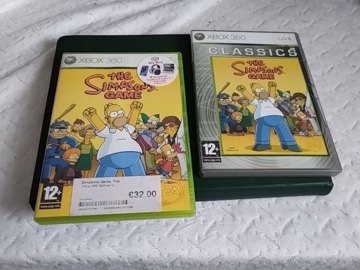 The simpsons, xbox360 game, rare collectable