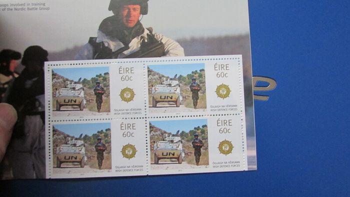 Ireland 2013.Irish Defence Forces.Complete Four Pane Stamp Booklet.MNH.