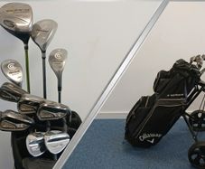 Premium Golf Set with Trolley and Accessories