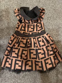 Girls Fendi inspired dress