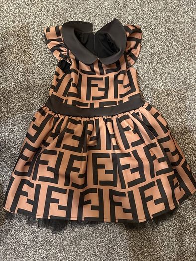 Girls Fendi inspired dress