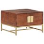Coffee Table Honey Brown 67x67x45 cm Solid Acacia Wood Image 8