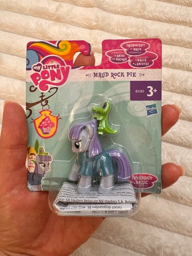 My Little Pony Friendship is Magic Maud Rock Pie Mini Figure Hasbro approx. 4.5 cm. Damaged Box Please see photos