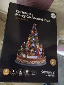 Christmas Light Up Merry Go Round