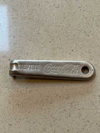 Coca Cola Italian bottle opener 70's