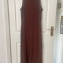 M&S Brown Stretch Dress Size 14 Image 4