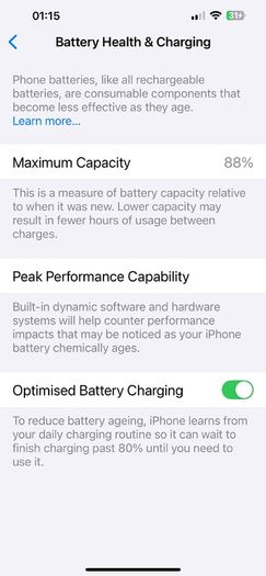 I Phone 14 plus Midnight blue 128 GB