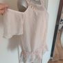 Lovely light pink cold shoulder blouse size UK14/16 EU42/44 Postage included Image 2