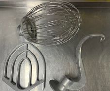 Set of 3 attachments suitable for 20L commerical mixer