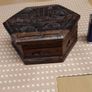 Trinket box carved hardwood Image 2