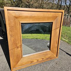 Solid Oak Mirror