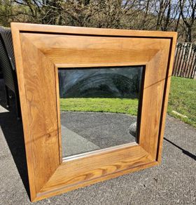 Solid Oak Mirror