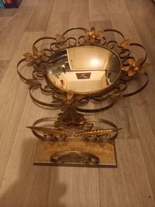 Antique  mirrooe and letter holder