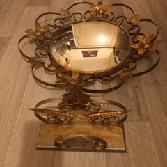 Antique  mirrooe and letter holder