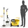 Spin Mop Papa Commercial Floor Cleaning System Image 6