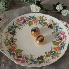 Shelley "Spring Bouquet" Cake Plate