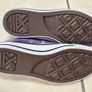 Converse metallic purple new with no tags UK 3.5 Image 6