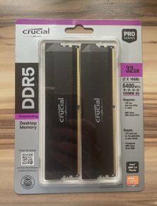Crucial Pro Ddr5 Ram 32gb Kit (2x16gb) 6400mhz